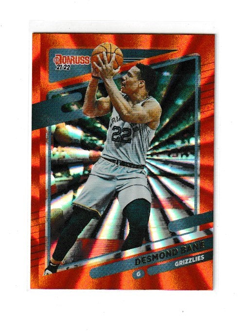 2021-22 Donruss Holo Orange Laser #44 Desmond Bane