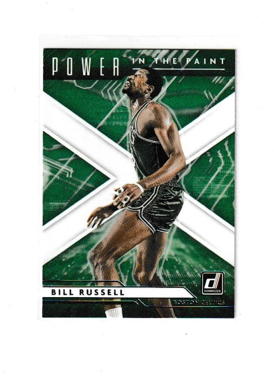 2021-22 Donruss Power in the Paint #6 Bill Russell