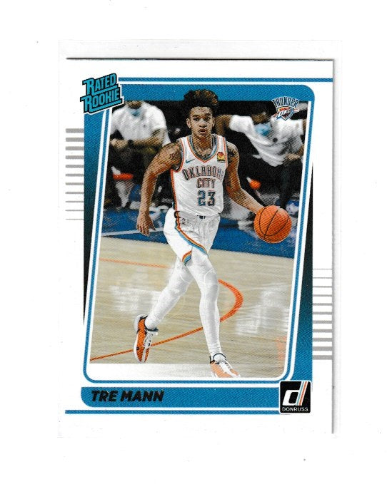 2021-22 Donruss Rated Rookie #218 Tre Mann