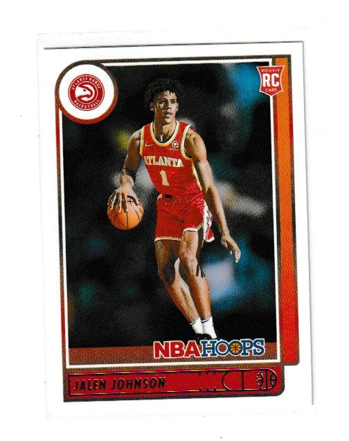 2021-22 Hoops Rookie RC Card #213 Jalen Johnson