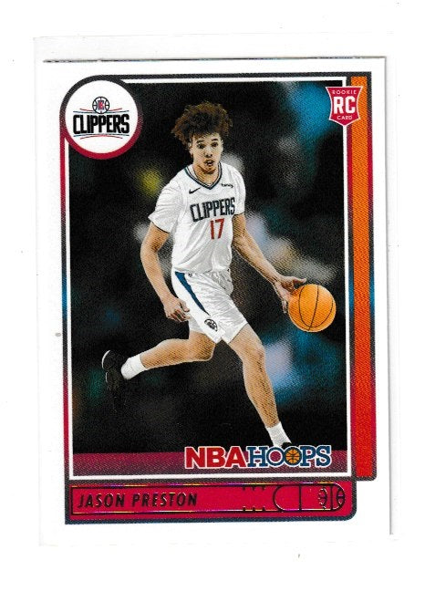 2021-22 Hoops Rookie RC Card #242 Jason Preston