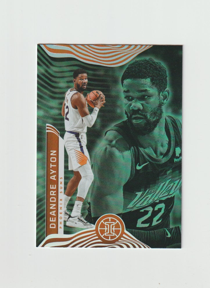 2021-22 Illusions Trophy Collection Emerald #93 Deandre Ayton