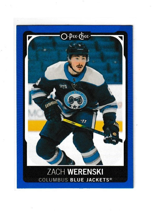 2021-22 O-Pee-Chee Blue #132 Zach Werenski