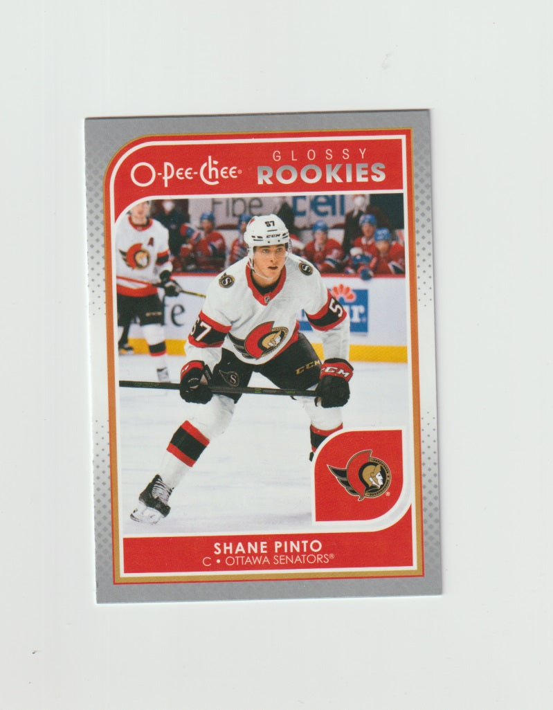 2021-22 O-Pee-Chee Glossy Rookies #R-4 Shane Pinto