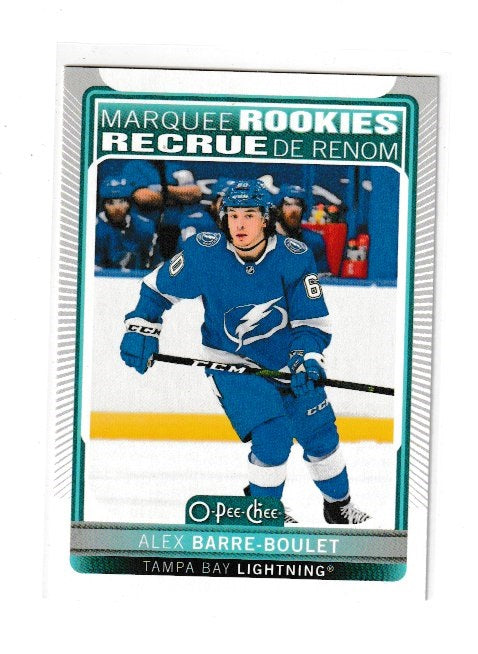 2021-22 O-Pee-Chee Marquee Rookies #526 Alex Barre-Boulet