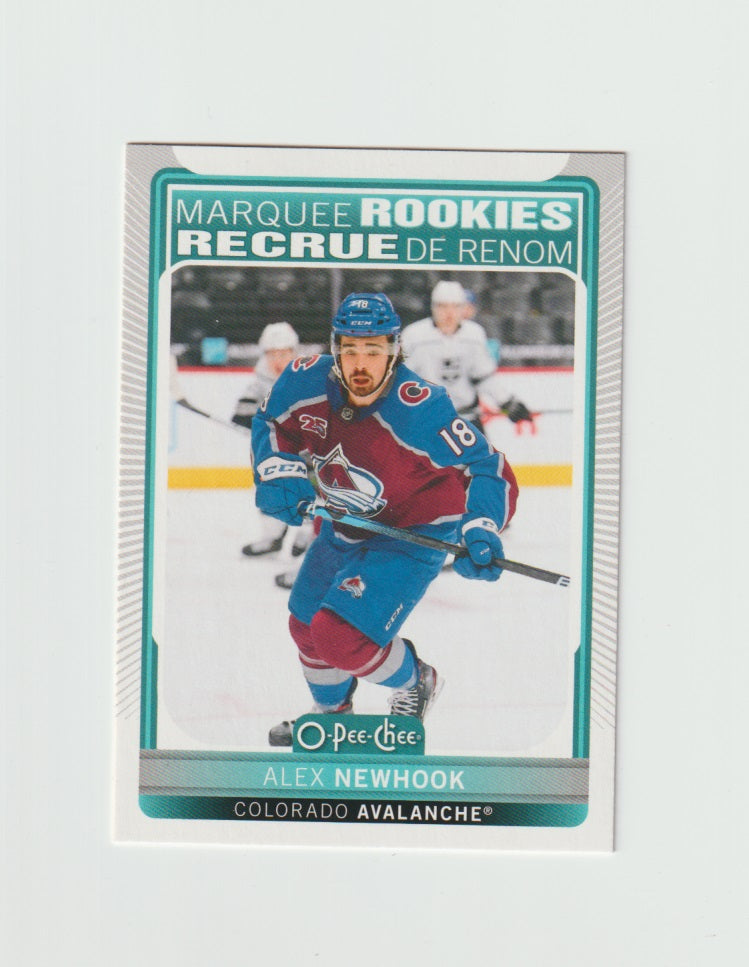 2021-22 O-Pee-Chee Marquee Rookies #536 Alex Newhook