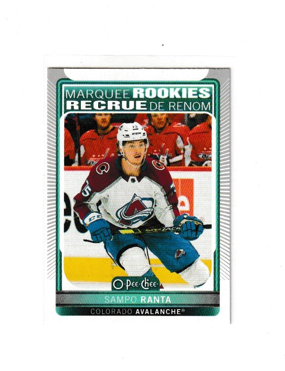 2021-22 O-Pee-Chee Marquee Rookies #645 Sampo Ranta