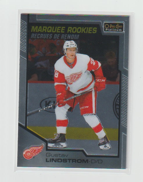 2020-21 O-Pee-Chee Platinum Marquee Rookies #182 Gustav Lindstrom