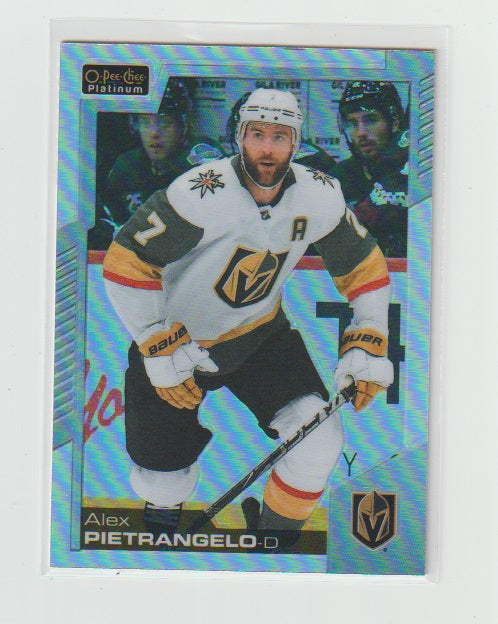 2020-21 O-Pee-Chee Platinum Rainbow #100 Alex Pietrangelo