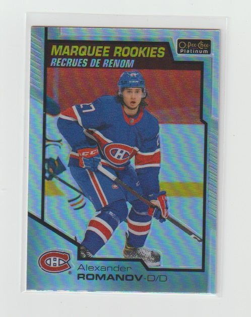 2020-21 O-Pee-Chee Platinum Rainbow #198 Alexander Romanov