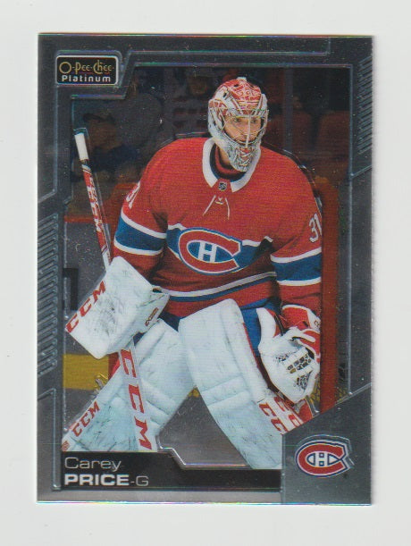 2020-21 O-Pee-Chee Platinum #9 Carey Price