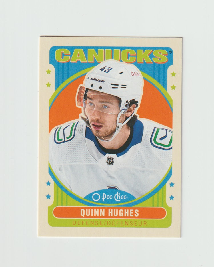 2021-22 O-Pee-Chee Retro #421 Quinn Hughes