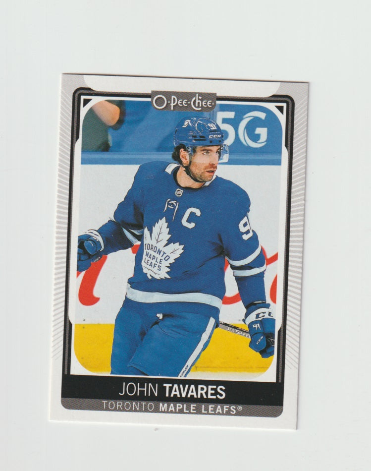 2021-22 O-Pee-Chee #490 John Tavares