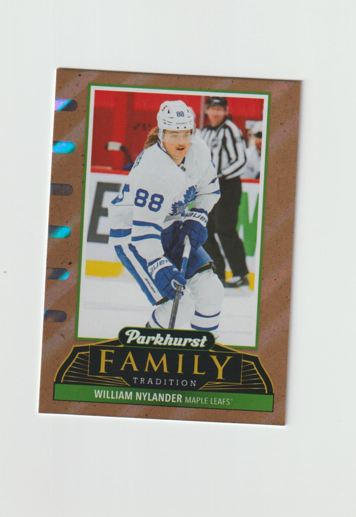 2021-22 Parkhurst Family Traditions Gold #FT-4 William Nylander