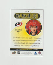 Load image into Gallery viewer, 2021-22 Upper Deck Dazzlers Orange #DZ-9 Sebastian Aho
