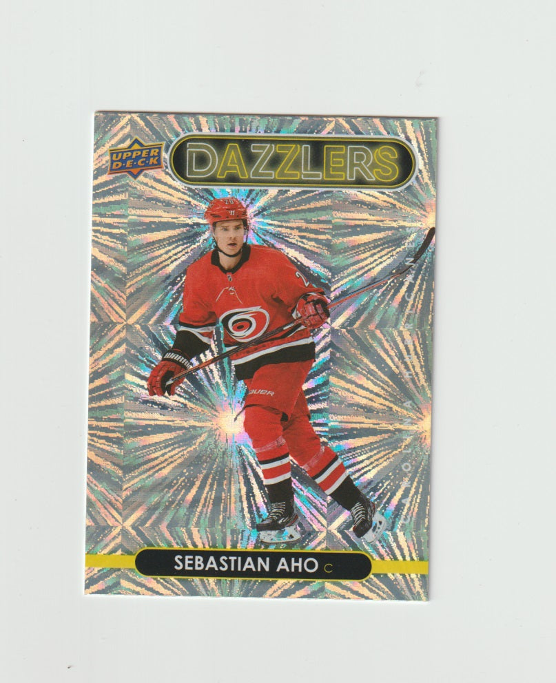 2021-22 Upper Deck Dazzlers Orange #DZ-9 Sebastian Aho