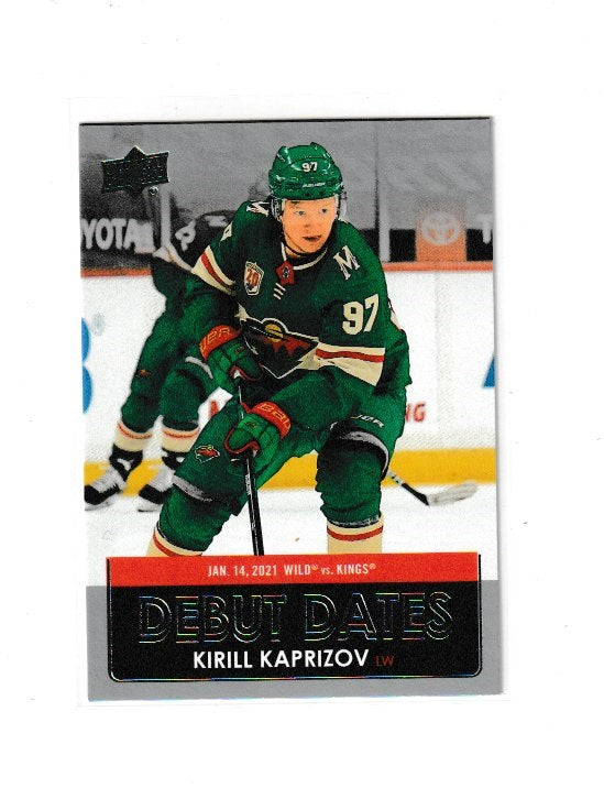 2021-22 Upper Deck Debut Dates #DD-25 Kirill Kaprizov