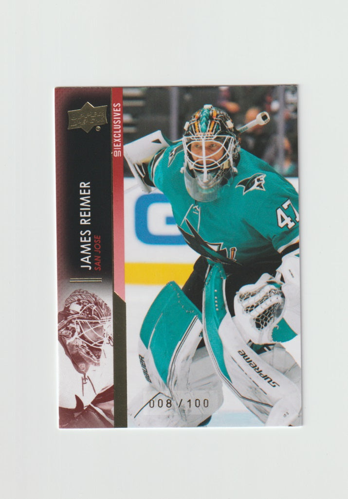 2021-22 Upper Deck Exclusives #626 James Reimer