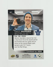 Load image into Gallery viewer, 2021-22 Upper Deck Game Dated Moments #61 Mitch Marner
