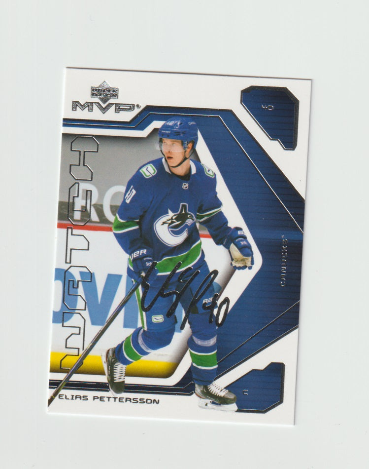 2021-22 Upper Deck MVP 20th Anniversary #9 Elias Pettersson