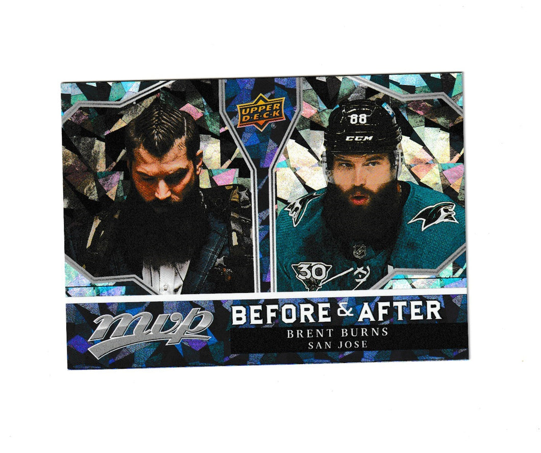 2021-22 Upper Deck MVP Before and After #BA-11 Brent Burns