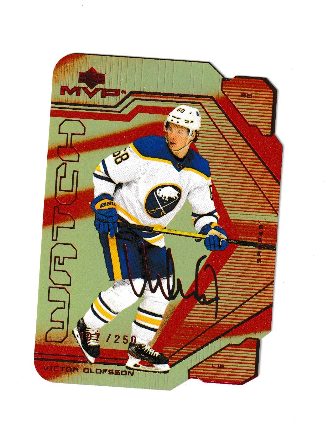 2021-22 Upper Deck MVP Colors and Contours #55 Victor Olofsson