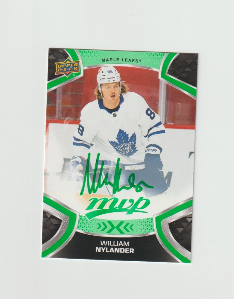 2021-22 Upper Deck MVP Green Script #188 William Nylander