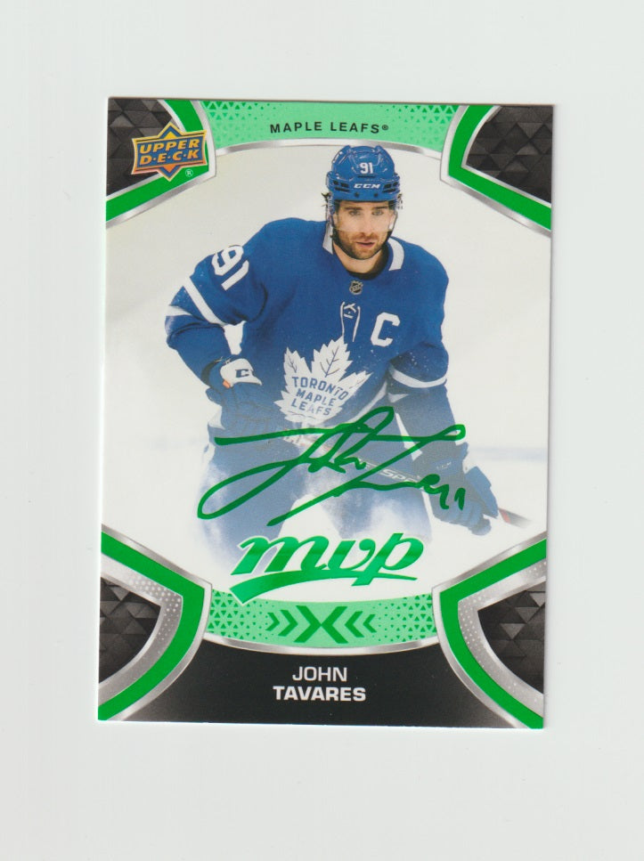 2021-22 Upper Deck MVP Green Script #199 John Tavares