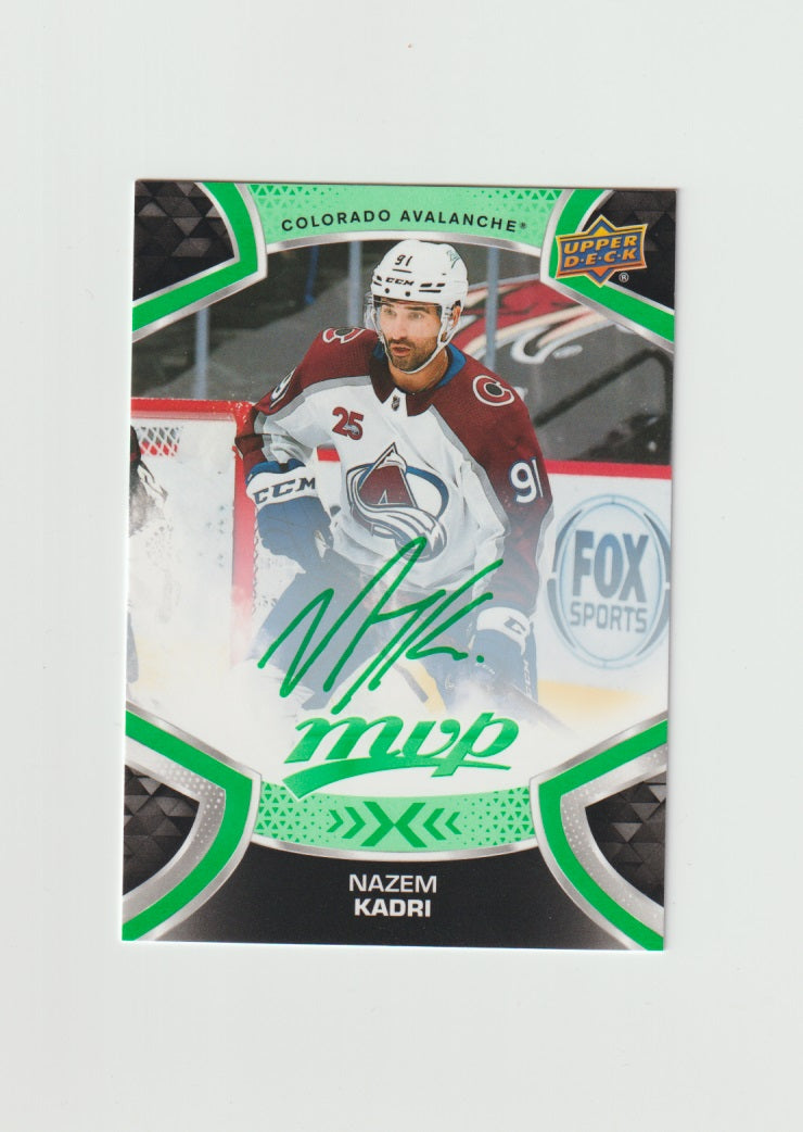 2021-22 Upper Deck MVP Green Script #89 Nazem Kadri