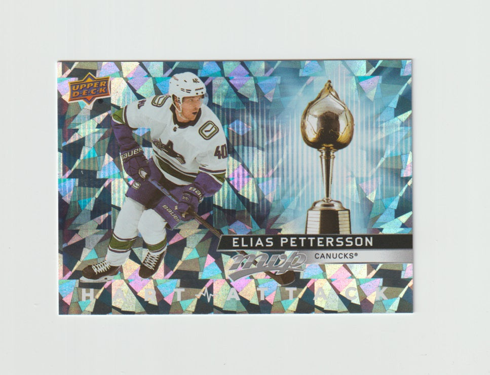 2021-22 Upper Deck MVP Hart Attack #HA-16 Elias Pettersson