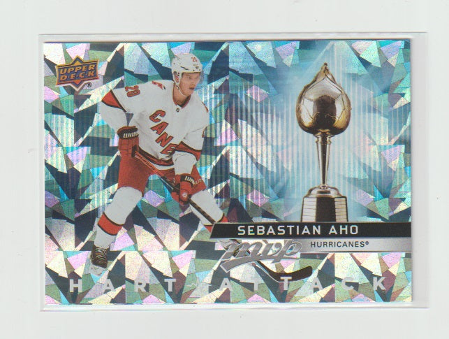 2021-22 Upper Deck MVP Hart Attack #HA-17 Sebastian Aho