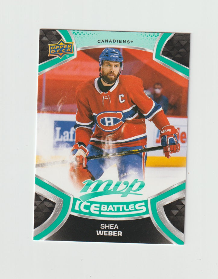 2021-22 Upper Deck MVP Ice Battles #106 Shea Weber