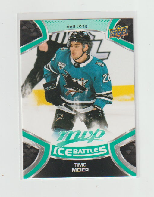 2021-22 Upper Deck MVP Ice Battles #139 Timo Meier