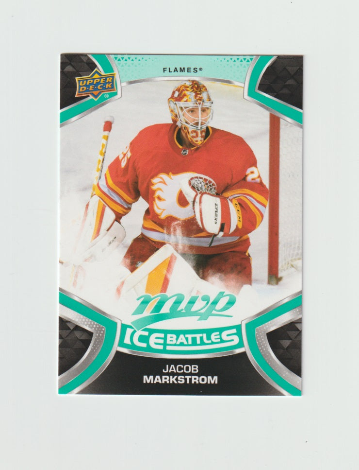 2021-22 Upper Deck MVP Ice Battles #156 Jacob Markstrom