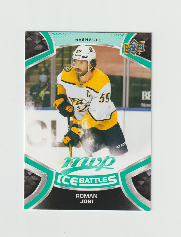 2021-22 Upper Deck MVP Ice Battles #159 Roman Josi