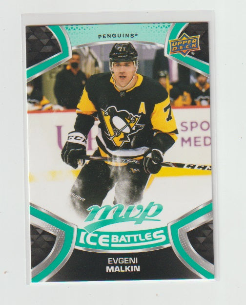 2021-22 Upper Deck MVP Ice Battles #160 Evgeni Malkin