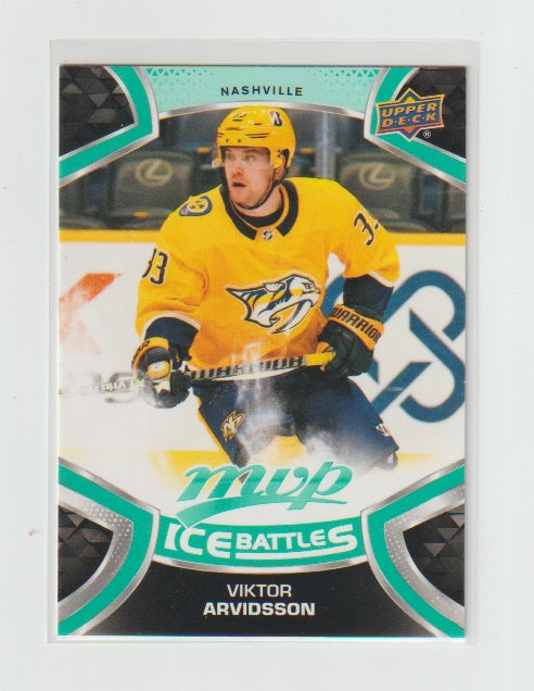 2021-22 Upper Deck MVP Ice Battles #33 Viktor Arvidsson