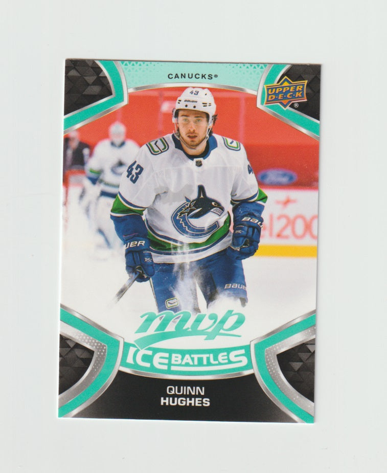 2021-22 Upper Deck MVP Ice Battles #43 Quinn Hughes