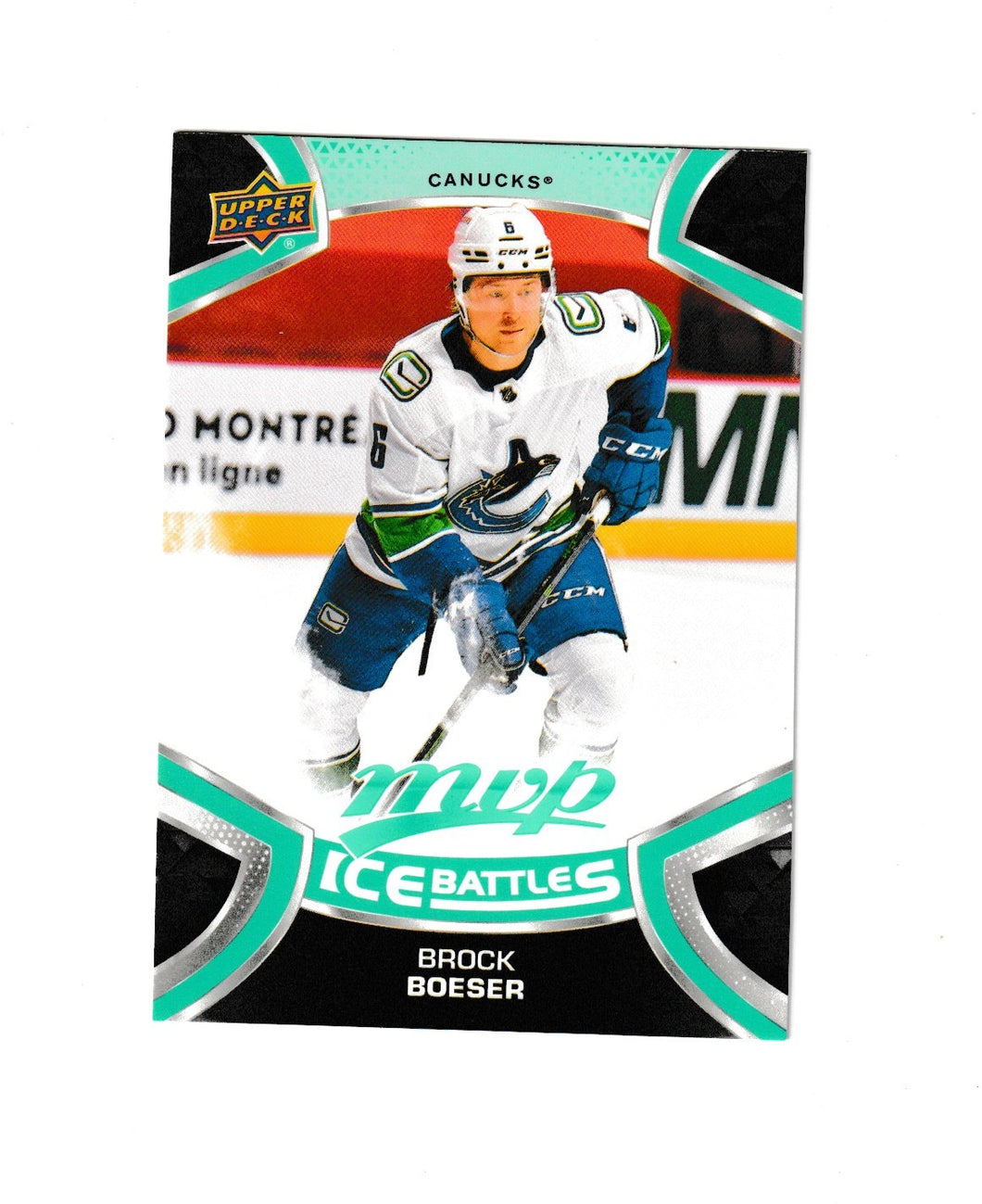 2021-22 Upper Deck MVP Ice Battles #6 Brock Boeser