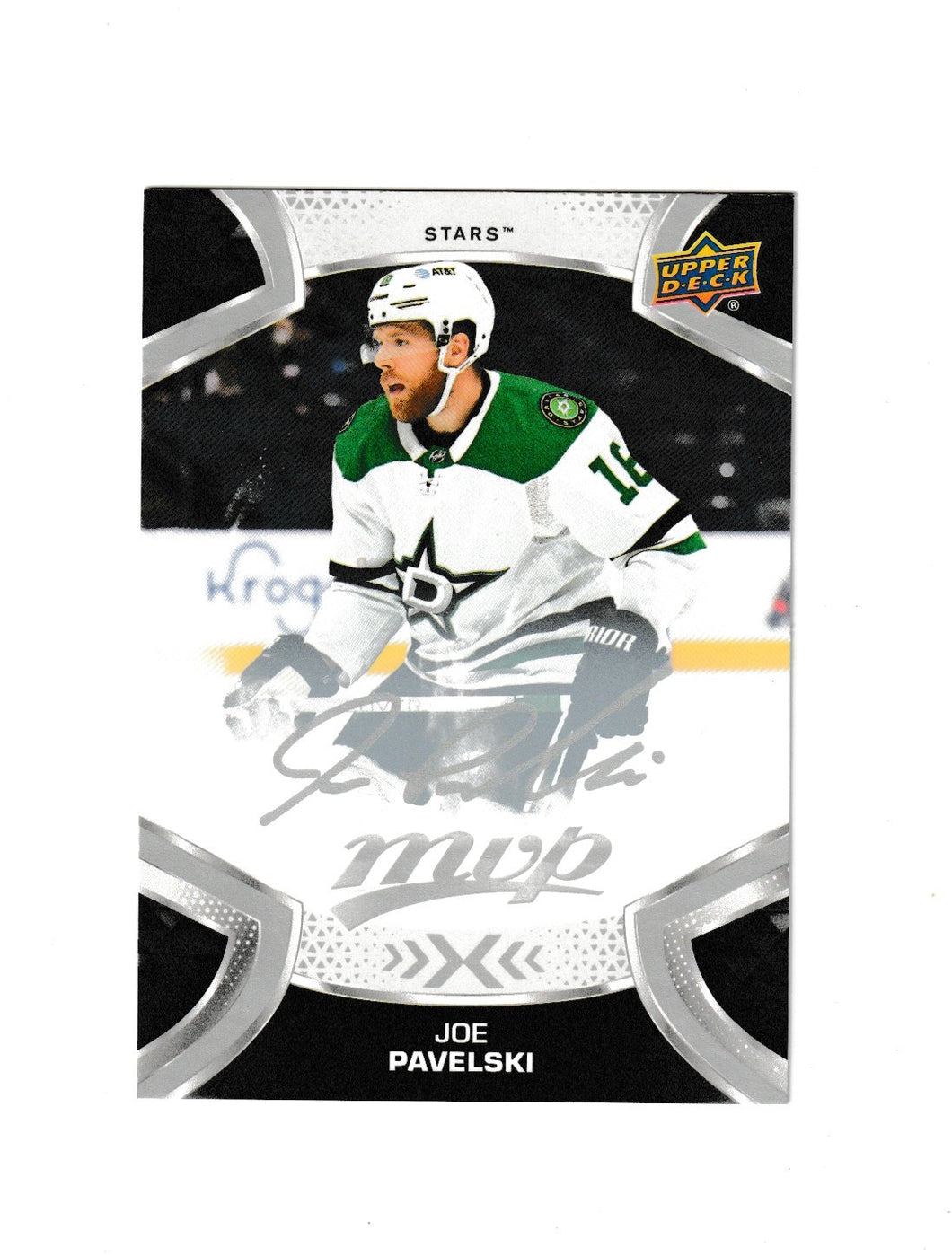 2021-22 Upper Deck MVP Silver Script #108 Joe Pavelski