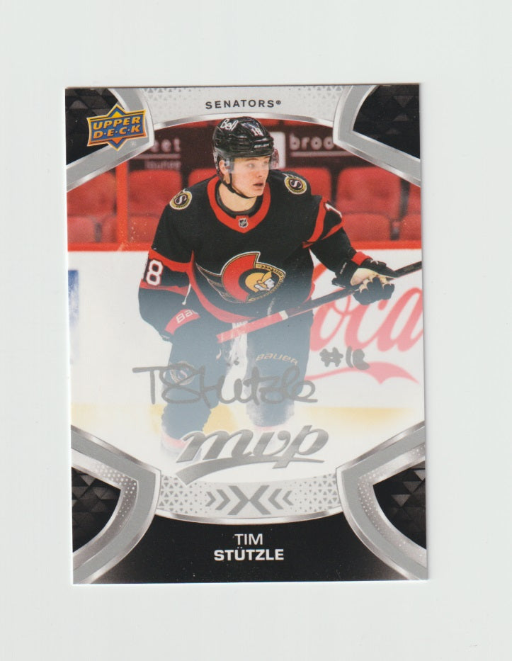 2021-22 Upper Deck MVP Silver Script #18 Tim Stutzle