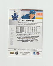 Load image into Gallery viewer, 2021-22 Upper Deck Photo Variation #417 Mitch Marner

