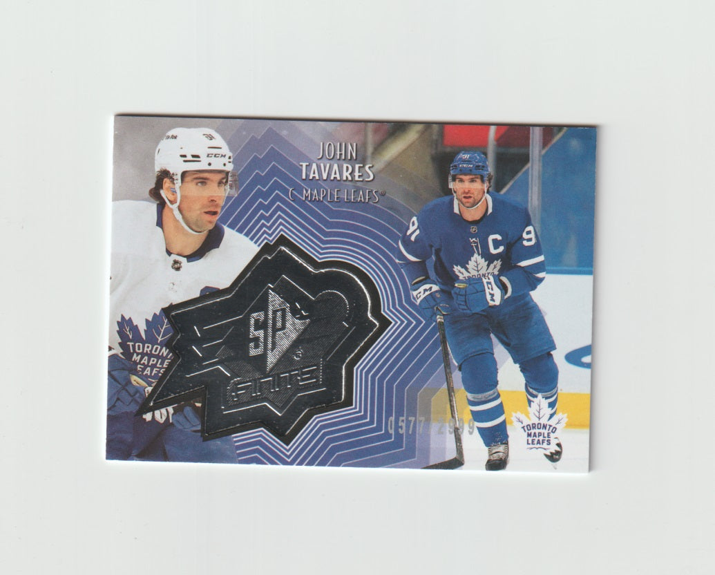 2021-22 Upper Deck SPx Finite #SF-46 John Tavares