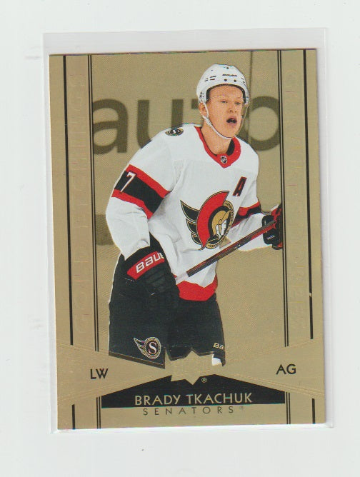 2021-22 Upper Deck Tim Hortons Gold Etchings #G-14 Brady Tkachuk