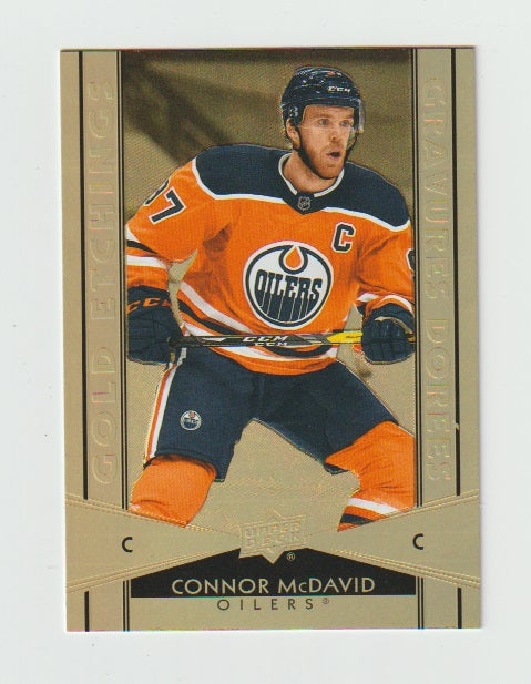 2021-22 Upper Deck Tim Hortons Gold Etchings #G-1 Connor McDavid