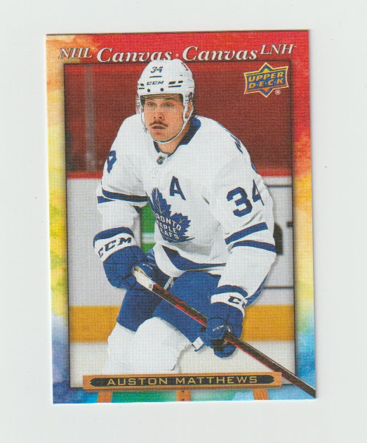 2021-22 Upper Deck Tim Hortons NHL Canvas #C-12 Auston Matthews