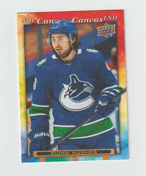 2021-22 Upper Deck Tim Hortons NHL Canvas #C-6 Quinn Hughes