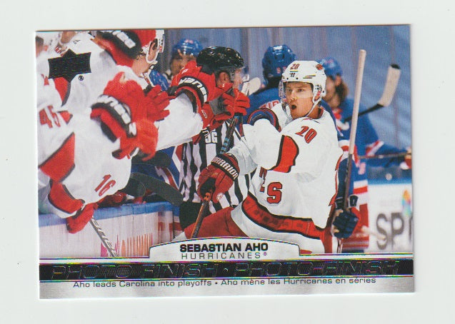2021-22 Upper Deck Tim Hortons Photo Finish #PF-1 Sebastian Aho