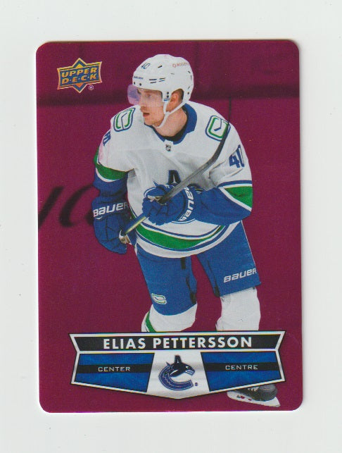 2021-22 Upper Deck Tim Hortons Red Die Cuts #DC-16 Elias Pettersson