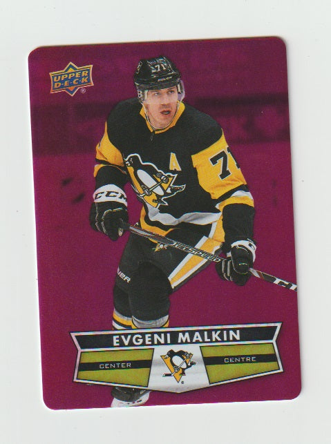 2021-22 Upper Deck Tim Hortons Red Die Cuts #DC-38 Evgeni Malkin